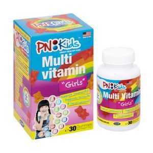 Kẹo dẻo PN Kids vitamin  Multi Vitamin Girl 30 viên