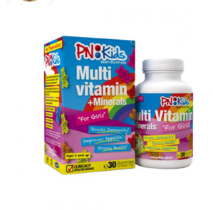 Kẹo dẻo PN Kids vitamin  Multi Vitamin Girl 30 viên