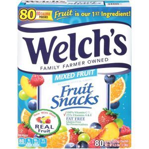 Kẹo dẻo trái cây Welch's 80 gói