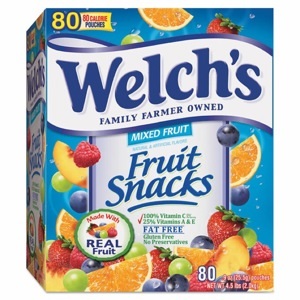 Kẹo dẻo trái cây Welch's 80 gói