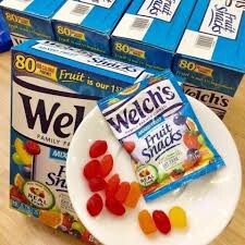 Kẹo dẻo trái cây Welch's 80 gói