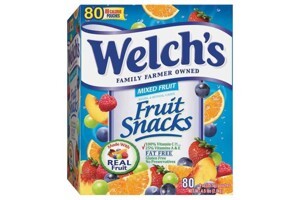 Kẹo dẻo trái cây Welch's 80 gói