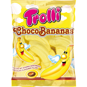 Kẹo dẻo Trolli Choco Bananas 150g