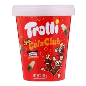 Kẹo dẻo Trolli Cola Bottles hủ 160gr