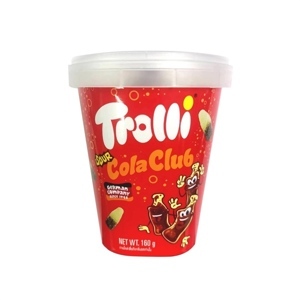 Kẹo dẻo Trolli Cola Bottles hủ 160gr