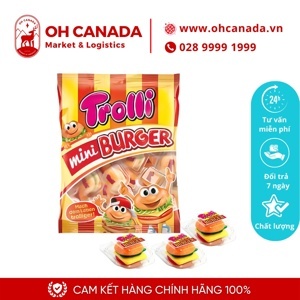 Kẹo dẻo Trolli Mini Burger 170gr