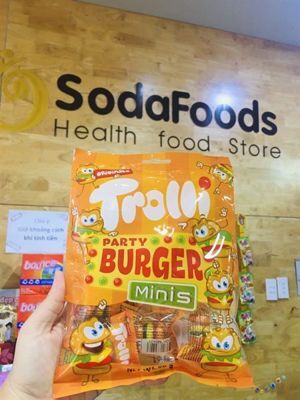 Kẹo dẻo Trolli mini burger 90g