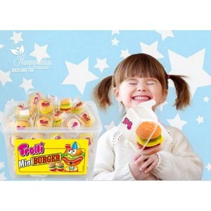 Kẹo dẻo Trolli Mini Burger- hộp 600g