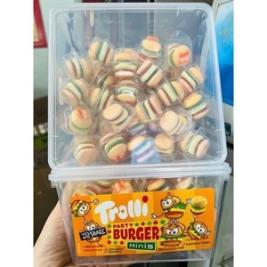 Kẹo dẻo Trolli Mini Burger- hộp 600g