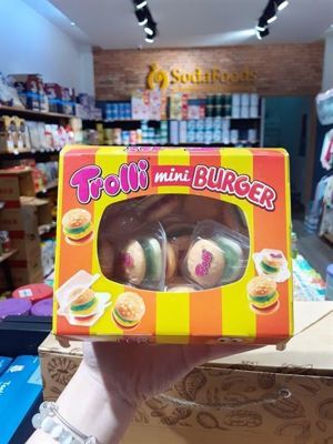 Kẹo dẻo Trolli Mini Burger hộp 150gr