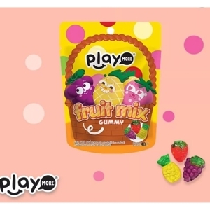 Kẹo dẻo vị cam chanh Play More gói 48g