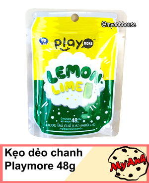 Kẹo dẻo vị cam chanh Play More gói 48g