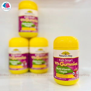 Kẹo dẻo Vita Gummies bổ sung Multi-Vitamin + Rau quả - 60 viên