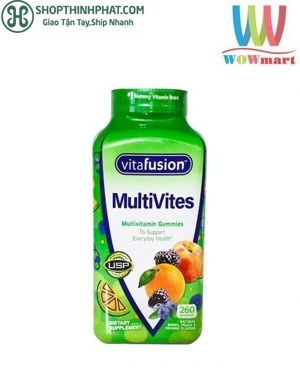 Kẹo dẻo Vitafusion MultiVites Gummy Vitamins - 260 viên