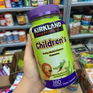 Kẹo dẻo Vitamin Kirkland Signature Children’s Complete Multivitamin Gummies 160 viên (2 tuổi+)