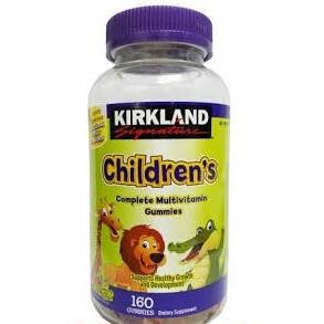 Kẹo dẻo Vitamin Kirkland Signature Children’s Complete Multivitamin Gummies 160 viên (2 tuổi+)