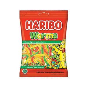 Kẹo dẻo Worms hiệu Haribo 80g