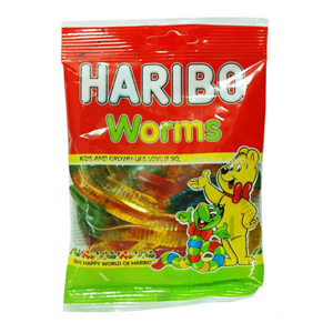 Kẹo dẻo Worms hiệu Haribo 80g