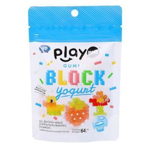 Kẹo dẻo xếp hình vị sữa chua Play More gói 64g