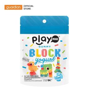 Kẹo dẻo xếp hình vị sữa chua Play More gói 64g