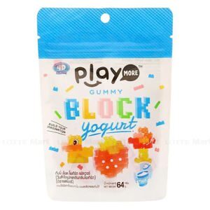 Kẹo dẻo xếp hình vị sữa chua Play More gói 64g