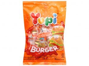 Kẹo dẻo Yupi Burger gói 96g