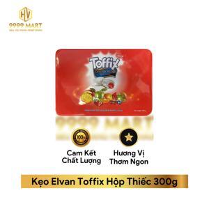 Kẹo Elvan Toffix hoa quả Hộp thiếc 300g