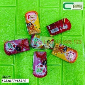 Kẹo gum bong bóng Lotte Fusen Nomi hương trái cây hũ 15g