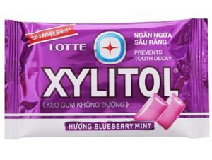 Kẹo gum không đường Xylitol Lotte gói 11.6g