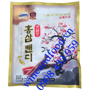 Kẹo hồng sâm Không Đường 200g Cành Đào Hàn Quốc