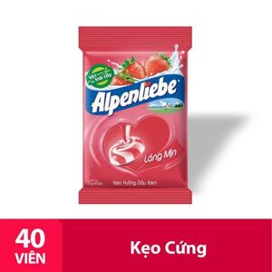 Kẹo hương kem dâu Alpenliebe gói 120g