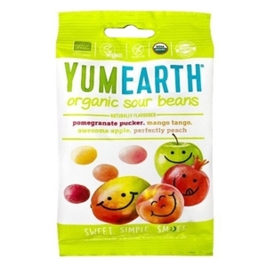 Kẹo hưu cơ hạt đậu vị trái cây hiệu Yumearth – túi 50g