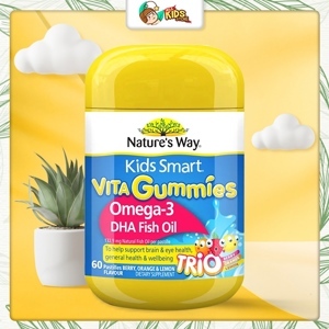 Kẹo Kids Smart Vita Gummies Omega 3 Fish Oil 60 viên