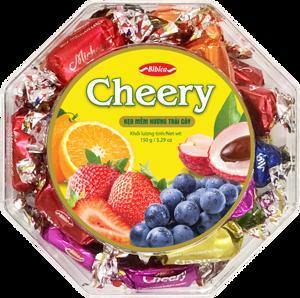 Kẹo mềm Cheery hộp nhựa Bát giác 150g