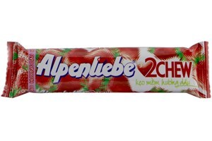 Kẹo mềm hương dâu Alpenliebe 2Chew thanh 24.5g