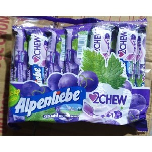 Kẹo mềm hương nho Alpenliebe gói 24,5g