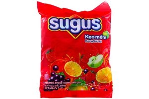 Kẹo mềm Sugus hương trái cây gói 210g