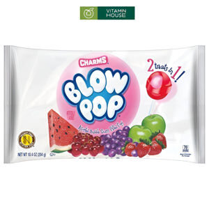 Kẹo mút Charms Blow Pop vị trái cây 294g