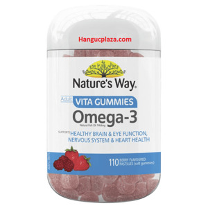 Kẹo Nature's Way Omega 3 vita gummies for adults 110 viên