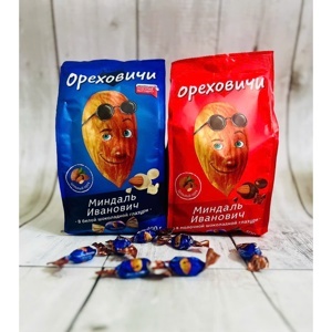 Kẹo nga sô cô la nhân hạnh nhân Invanovich Opexobuyu 400g