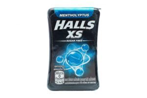 Kẹo ngậm không đường Halls XS vị bạc hà hộp 15g