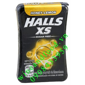 Kẹo ngậm không đường Halls XS hương Chanh mật ong 15g