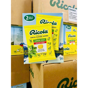 Kẹo ngậm Ricola LemonMint sugar free 105 viên