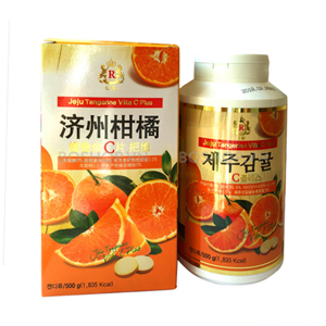 Kẹo ngậm vitamin c jeju tangerine vita c plus 500g