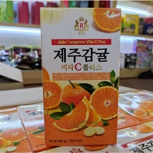 Kẹo ngậm vitamin c jeju tangerine vita c plus 500g