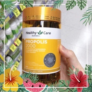 Keo ong Úc Healthy Care Propolis 2000mg - Hộp 200 viên