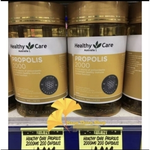Keo ong Úc Healthy Care Propolis 2000mg - Hộp 200 viên