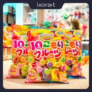 Kẹo Ribon trái cây 10 hương vị 180gr