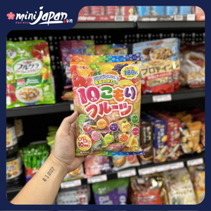 Kẹo Ribon trái cây 10 hương vị 180gr