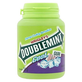 Kẹo sing-gum DoubleMint Peppermint hương nho hũ 58.4g